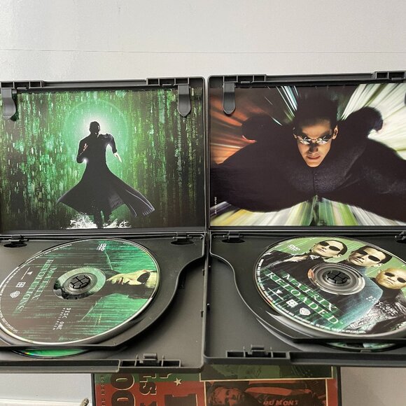 The Matrix 2 DVD Set Matrix Reloaded & Matrix Revolutions (2003 ) Rated R - Picture 10 of 10